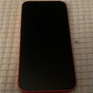 Red iPhone Mini with box